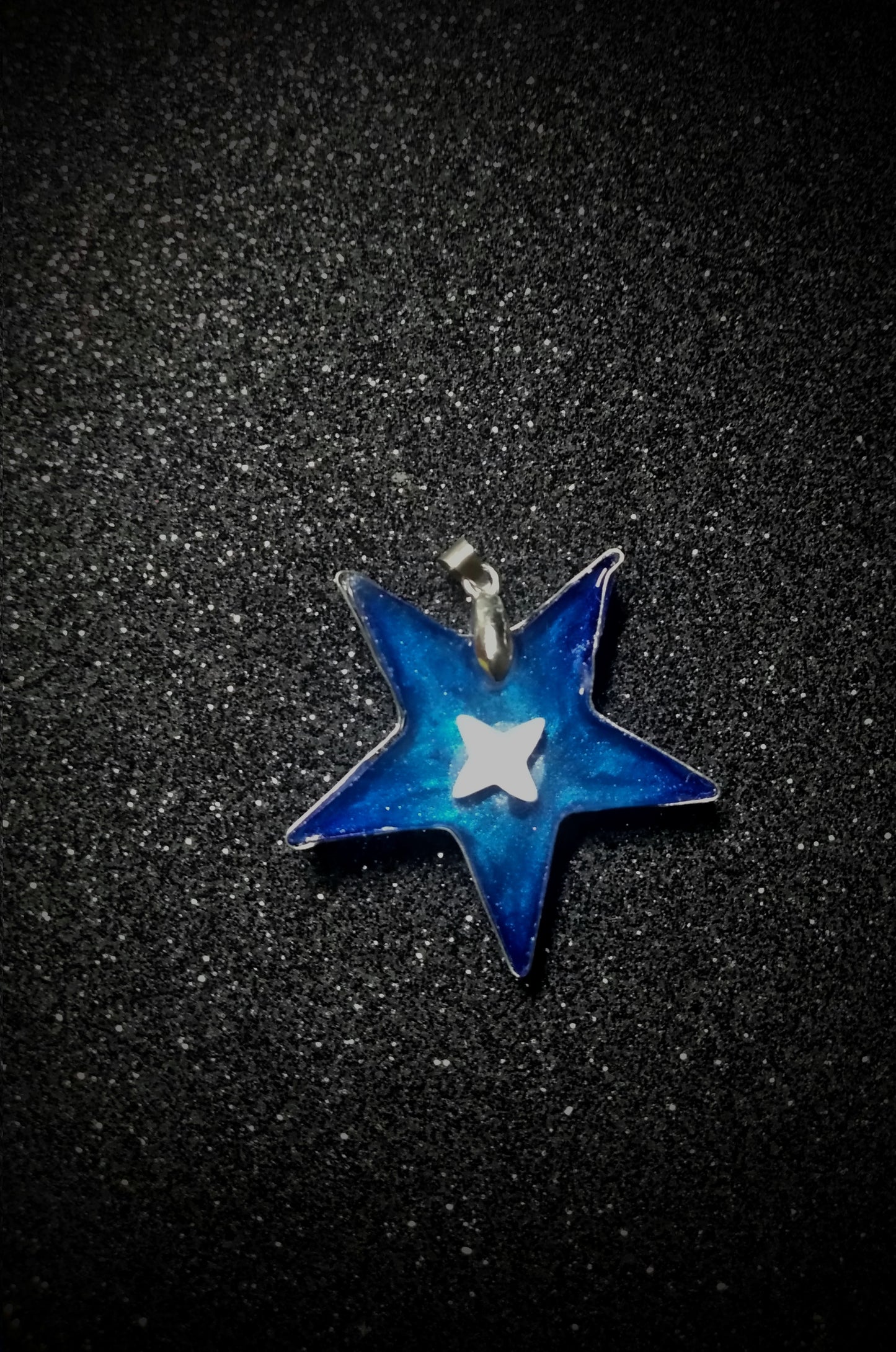 Colección Estrellas colgante azul